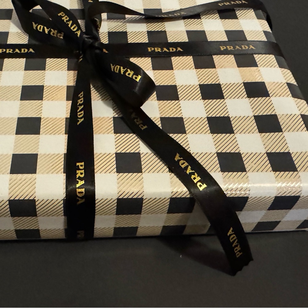 PRADA logo ribbon 3 Yards
